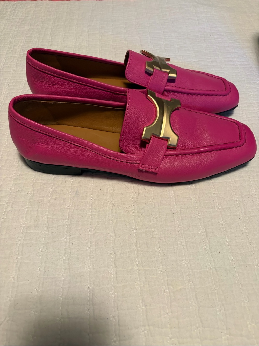 Mjus Vanna Loafers with Gold Accent